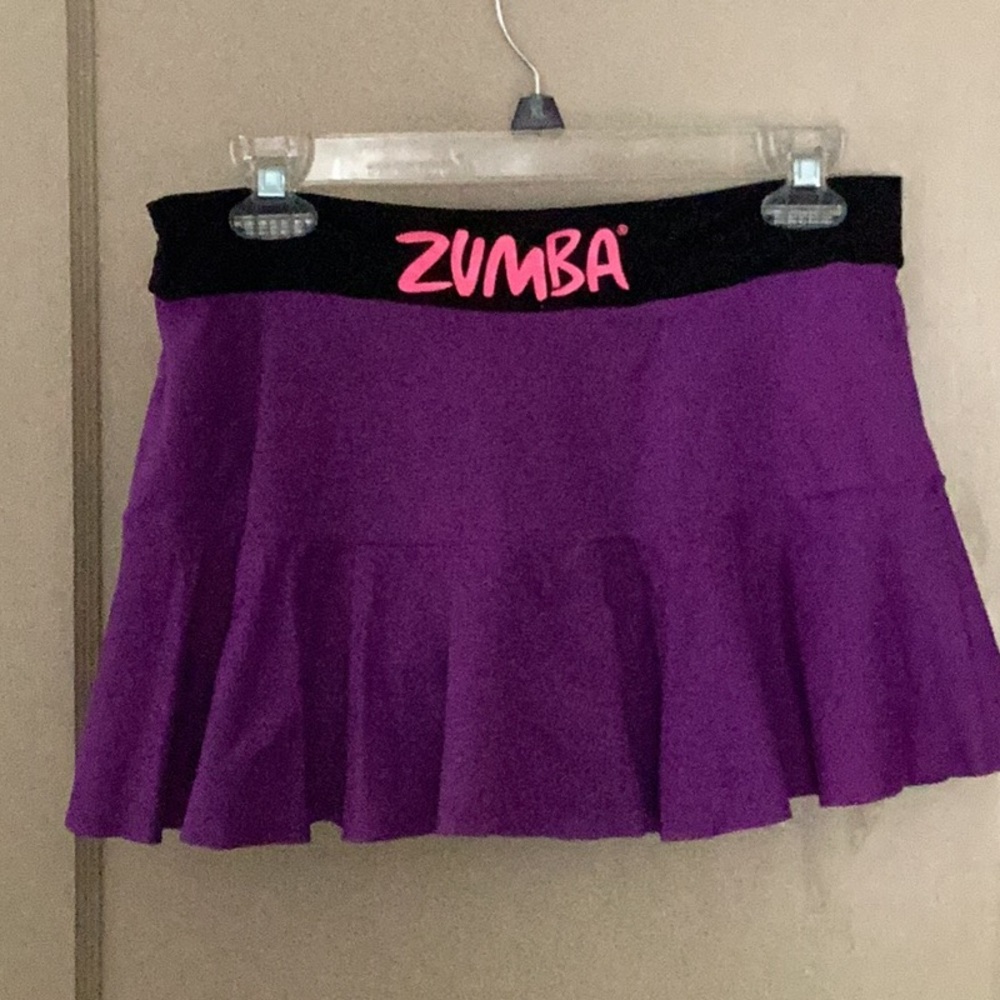 Zumba Fitness Purple Skater Mini Skort